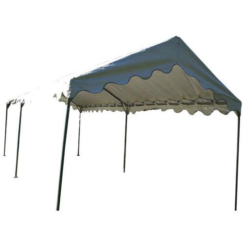 Barnum tente de réception plein air 3 x 8 m - 24 m² - toit blanc + armature - Image 2