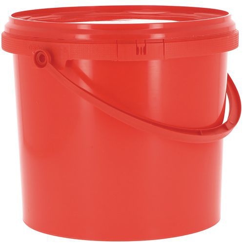 Seau de couleur avec couvercle – 5L - Image 3