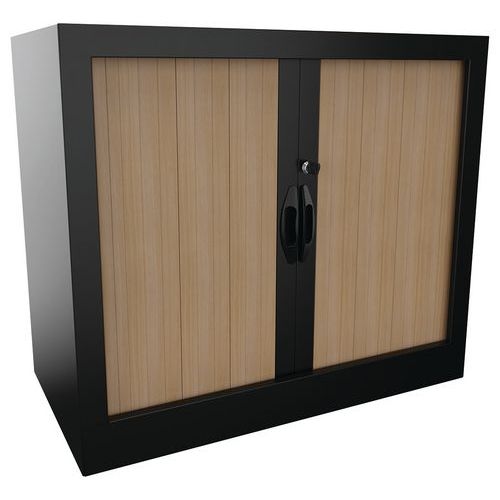 Armoire métal Classique hauteur 69 cm rideaux PVC classé au feu M1 Acial - Image 7