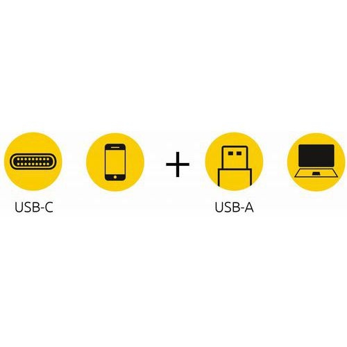 Clé USB 3.0/USB 3.1 Type C cMobile Line - 32Go INTENSO - Image 3