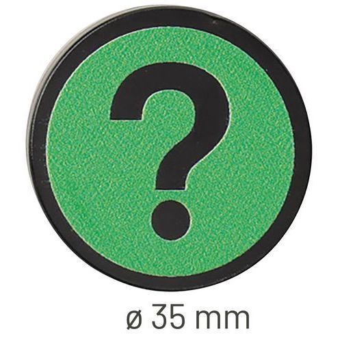 Lot de 5 aimantsean Management Question Vert - Image 5