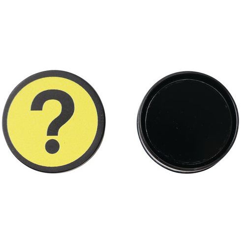 Lot de 5 aimantsean Management Question Jaune - Image 4