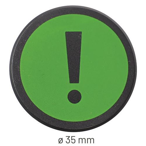 Lot de 5 aimantsean Management Attention Vert - Image 4