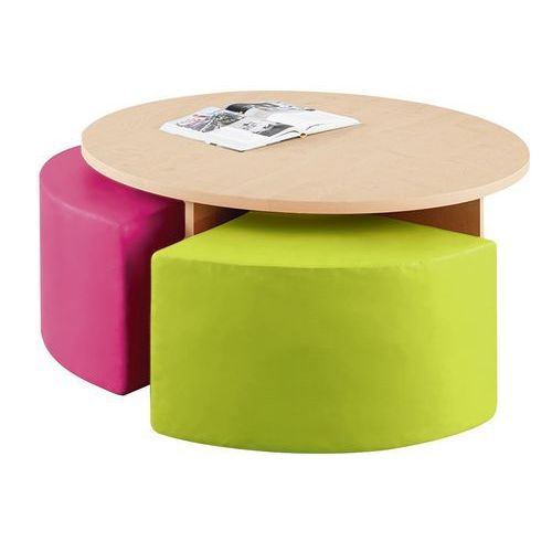 Table basse Diabolo carré - Manutan Expert - Image 3