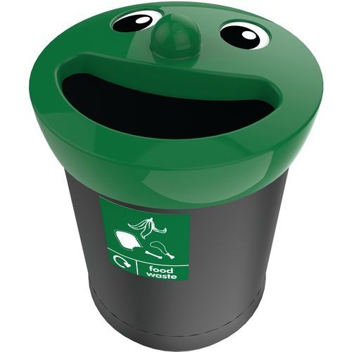Poubelle Smiley Face 52L Déchets alimentaires - Vepabins - Image principale