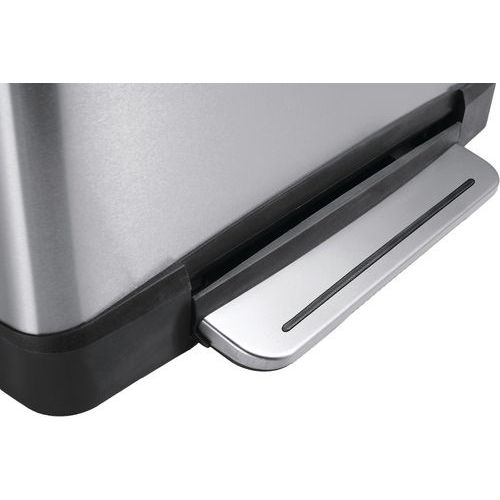 Poubelle à pédale E-Cube rectangulaire 30L EKO - Vepabins - Image 4