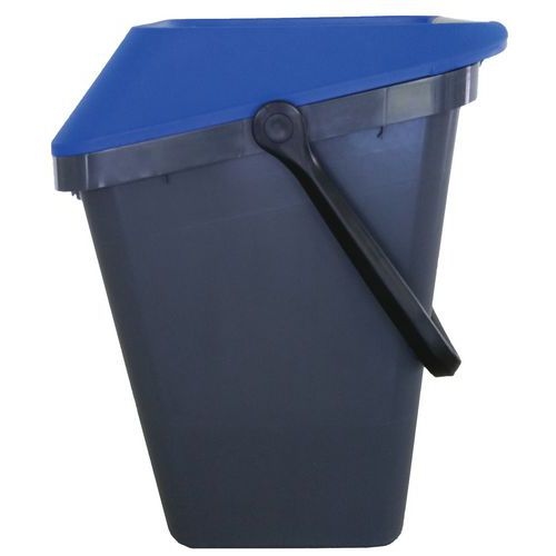 Poubelle EasyMax 45 L noir/bleu - Image 3