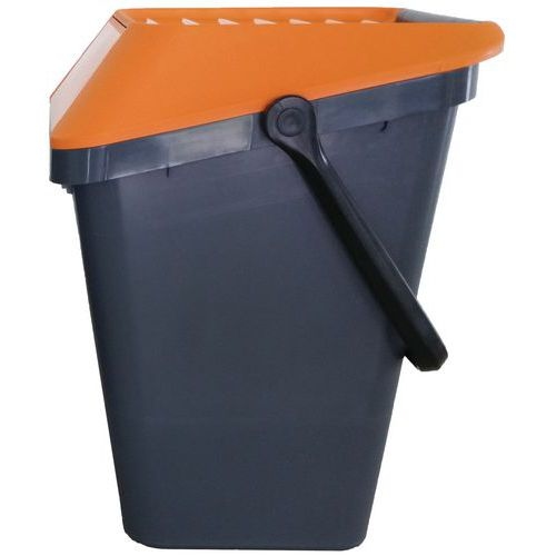 Poubelle EasyMax 45 L noir/orange - Image 6