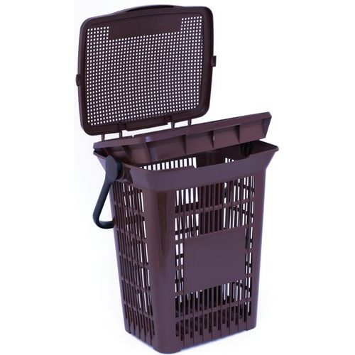 Poubelle Umimax ventilé porte-sac à ordures 10 L - Vepabins - Image 3