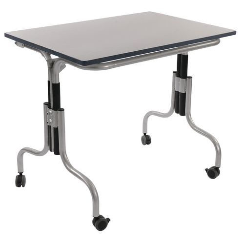 Table Demeter plateau fixe T3 à T7 gris 9006 - Image 2