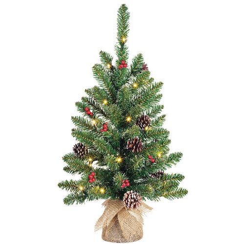 Sapin de noël artificiel de table Creston Mini LED - Image principale