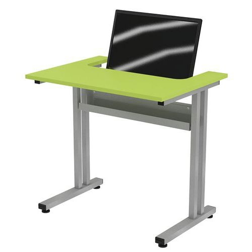 Poste informatique scolaire Mini pour écran semi-encastré - Image 2