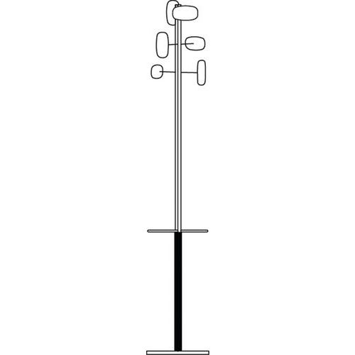 Portemanteau Épi Sherwood avec porte-parapluie - Bi-matière - Image 2