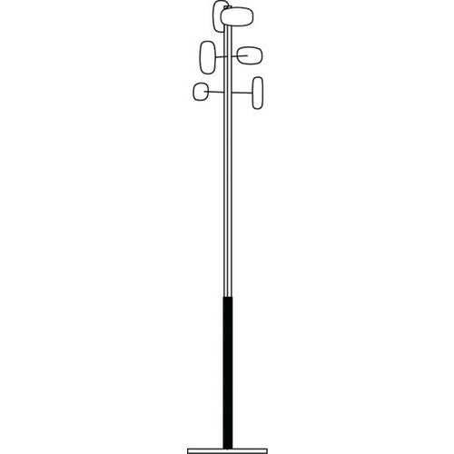 Portemanteau Sherwood 6 patères Bois et Noir - Image 3