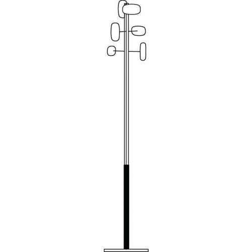 Portemanteau Sherwood 6 patères Bois et Blanc - Image 3