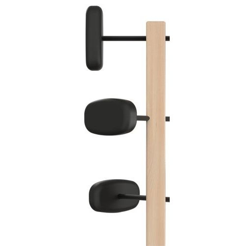 Portemanteau Sherwood 6 patères Bois et Noir - Image 4