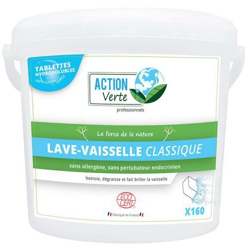 Action Verte 160 tablettes lave-vaisselle cycle long Ecocert - Image principale