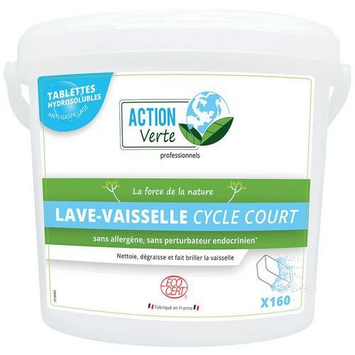 Action Verte tablettes lave vaisselle cycle court ecocerT - Image principale