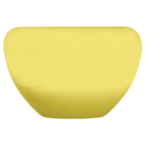 2 jardinières extérieures Scoop light - jaune clair - Image principale