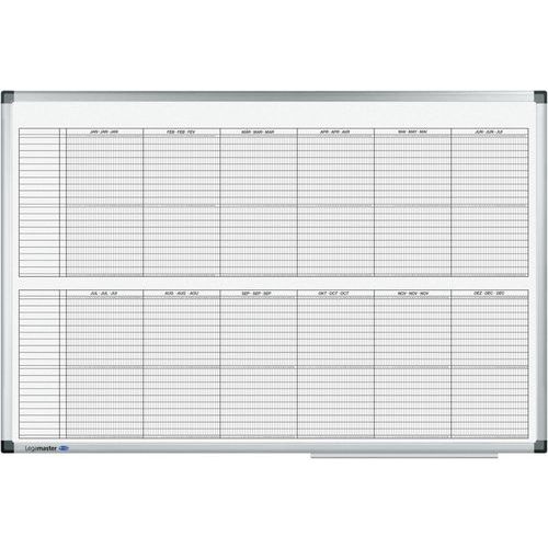 PREMIUM planning annuel 60x90cm Acier laqué - Image principale