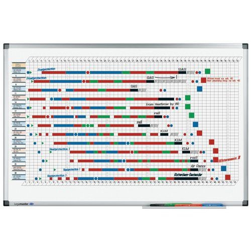 PREMIUM planning annuel 53 semaines 60x90cm Acier laqué - Image 2