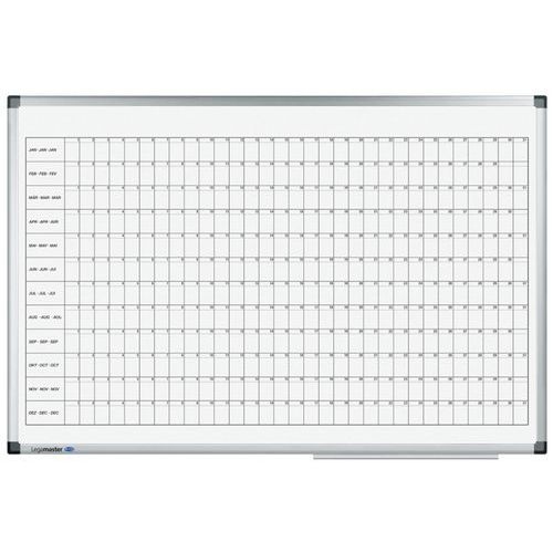 PREMIUM planning annuel horizontal 60x90cm Acier laqué - Image 3