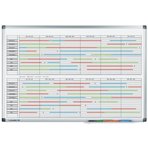 PREMIUM planning annuel 60x90cm Acier laqué - Image 2