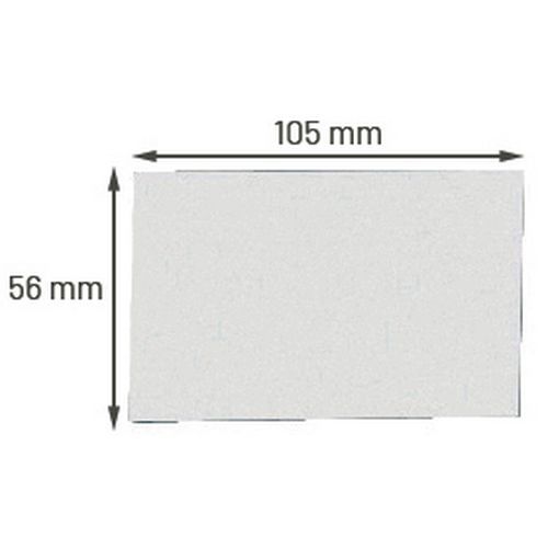 100 Etiquettes magnétiques prédécoupées Larg : 105 mm Haut : 56 mm - Image 4