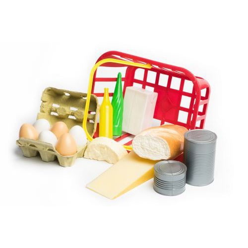 Panier plastique 15 pièces déjeuner - Image principale