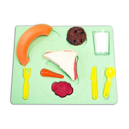 Lot 5 puzzles reliefs les aliments à trier - Image 2