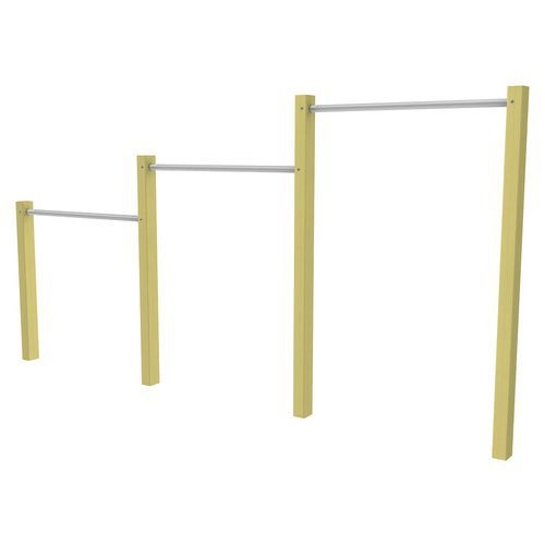 Barres fixes 3 hauteurs jambes de scellement - Image principale