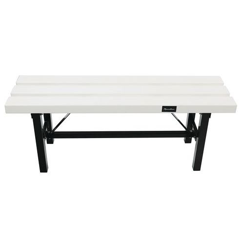 Banc pvc blanc - À monter - Manutan Expert - Image 2