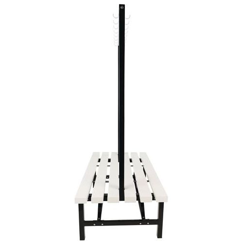 Banc double patère PVC blanc - À monter - Manutan - Image 8