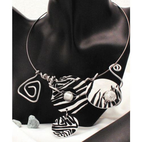 Collier fil mémoire acier, 5 tours - Image 3