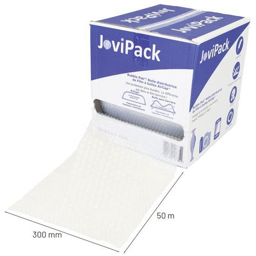 Boîte distributrice de 50m Film à bulles Aircap Ø 10 mm larg 30 cm - Image 3