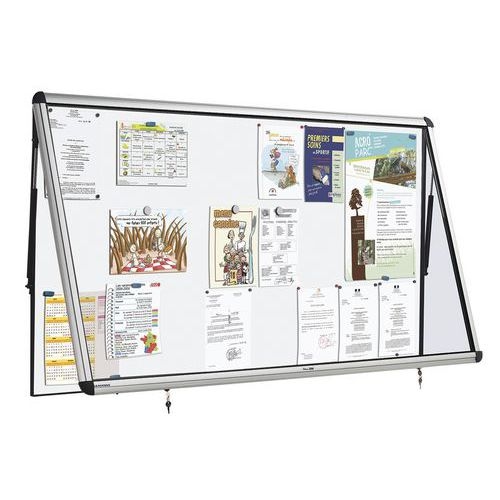 Vitrine porte relevable 24 A4 L/H : 99,5 x 178,5 cm - Image principale