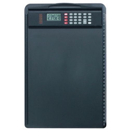 Lot de 6 Porte-bloc, A4, avec calculatrice, noir - Image principale