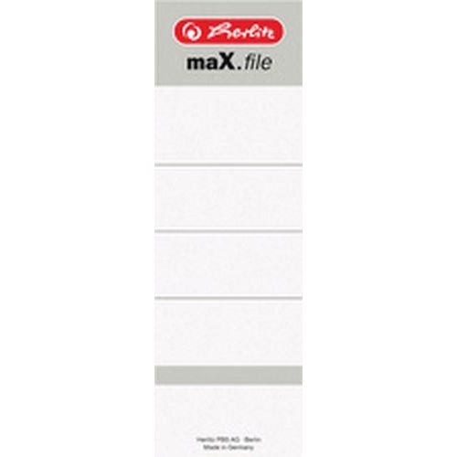 Lot de 12 Etiquettes de dos pour classeur maX.file - Image principale