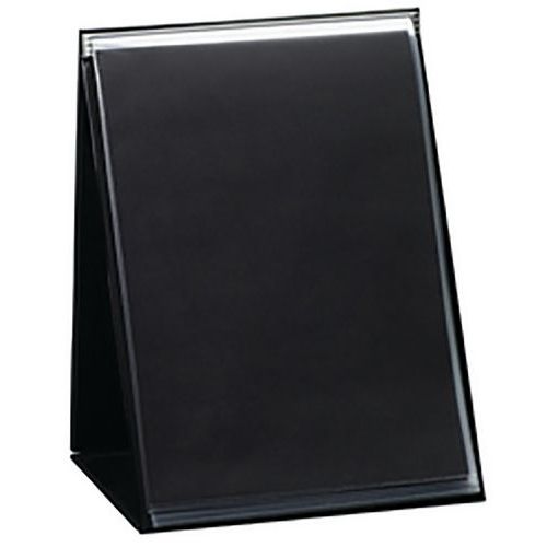 Chevalet de table A4 à la française noir 20 pochettes - Image principale