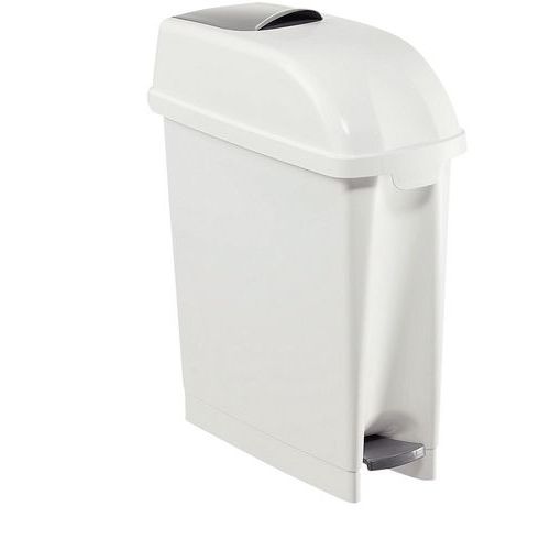 Poubelle pour serviettes hygiéniques - 17 L Blanc - Image 4