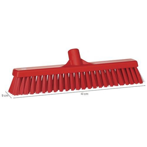 Balai - Fibre Dure/Souple - 410 mm Rouge - Image 4