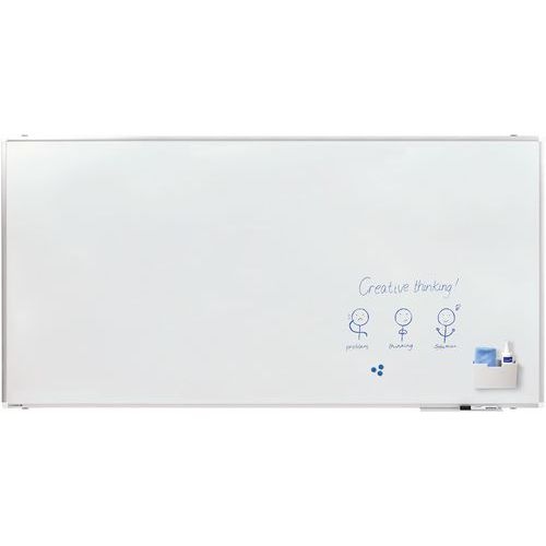 PREMIUM PLUS tableau blanc 100x200cm Émail blanc - Image 2