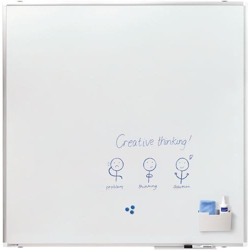 PREMIUM PLUS tableau blanc 120x120cm Émail blanc - Image 3