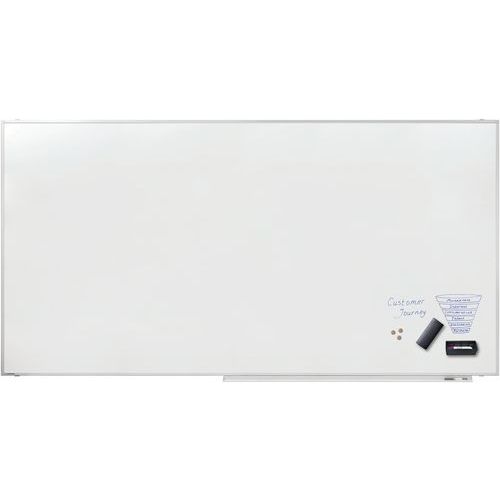 PROFESSIONAL tableau blanc 155x300cm Émail blanc - Image 2