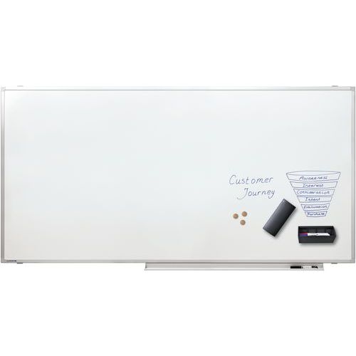 PROFESSIONAL tableau blanc 90x180cm Émail blanc - Image 4