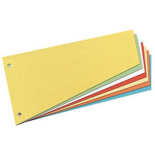 Lot de 600 Intercalaires, trapézoidal, carte lustrée, jaune - Image principale