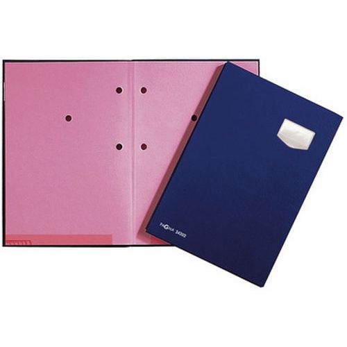 Lot de 6 Parapheur "DE LUXE", A4, 10 compartiments, bleu - Image principale