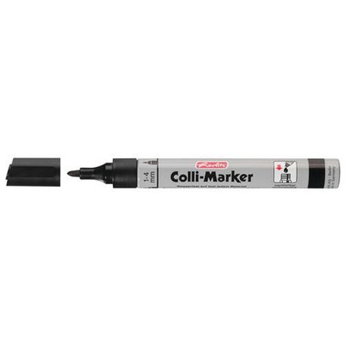 Lot de 12 Marqueur permanent "Collimarker", pointe ogive, noir - Image principale