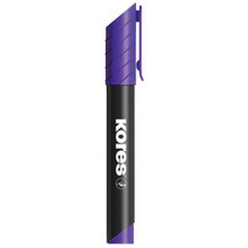 Lot de 12 Marqueur permanent "K MARKER", pointe biseautée violet - Image principale