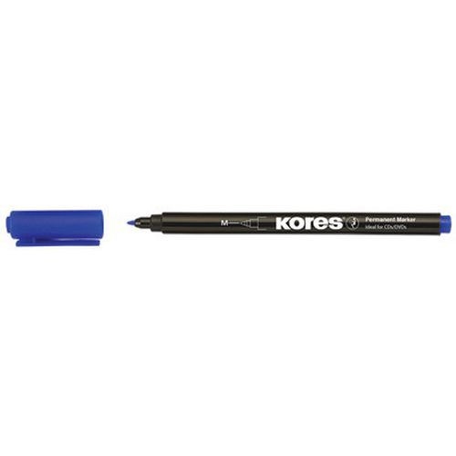 Lot de 12 Marqueur permanent "K MARKER FINE", M, bleu - Image principale